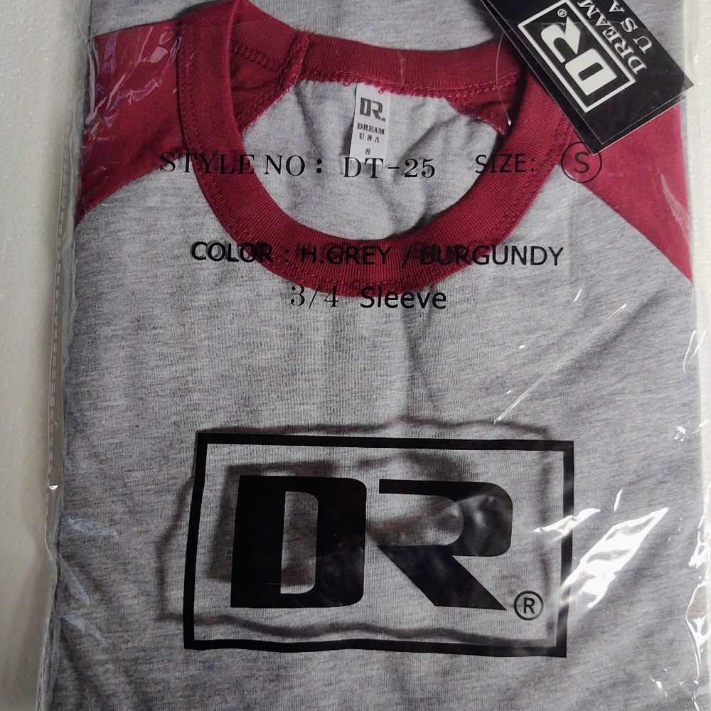 Dream USA Men's Casual 3/4 Sleeve Baseball Tshirt Raglan Jersey